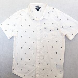 Volcom White Volcom Stone Print Shirt